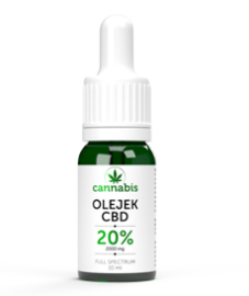 Cannabis olejek CBD 20%